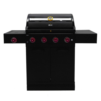 Barbecue a Gas GRLLR Prime G4S BBQ 4 Fuochi con Bruciatore Laterale