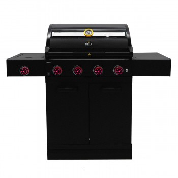 Barbecue a Gas GRLLR Prime G4S BBQ 4 Fuochi con Bruciatore Laterale