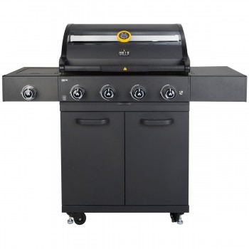 Barbecue a Gas GRLLR Prime G4S BBQ 4 Fuochi con Bruciatore Laterale