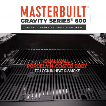 Barbecue Digitale a Carbone Masterbuilt Gravity 600