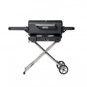 Barbecue e Affumicatore a Carbone Portatile con Carrello