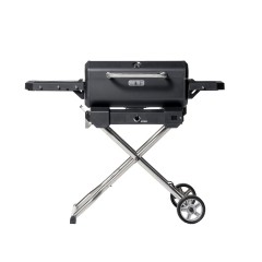 Barbecue e Affumicatore a Carbone Portatile con Carrello