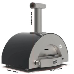 Forno Pizza a Gas Classico 2 Pizze Alfa Forni
