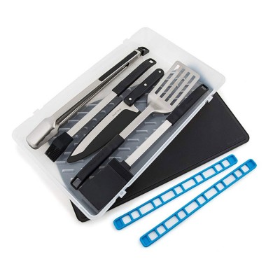 Set Posate Tagliere Contenitore Portachef