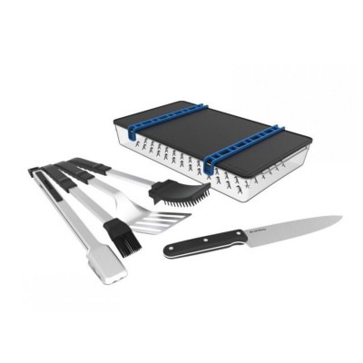 Set Posate Tagliere Contenitore Portachef