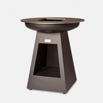 Barbecue a Legna Nero con Foro 100 cm