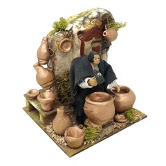 Stagnino Pastore per Presepe in Movimento 17x17 cm