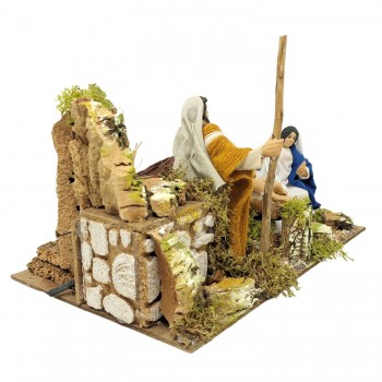 Natività per Presepe in Movimento 30x20 cm