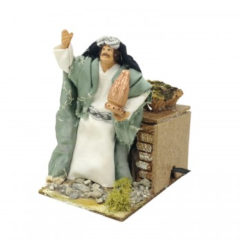 Re Magi per Presepe in Movimento 14x9 cm