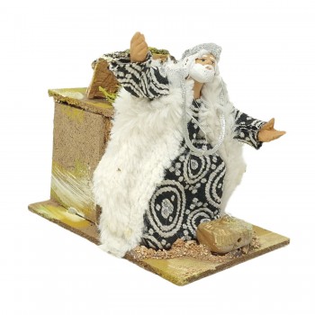Re Magi per Presepe in Movimento 14x9 cm