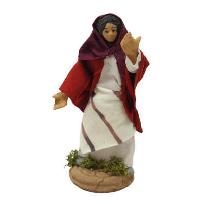 Statuina in Terracotta per Presepe 14 cm A