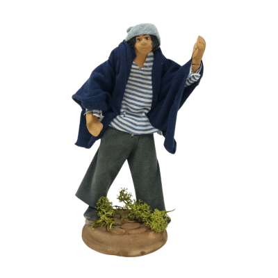 Statuina in Terracotta per Presepe 14 cm 79308B