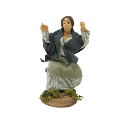 Statuina in Terracotta per Presepe 14 cm 79308C