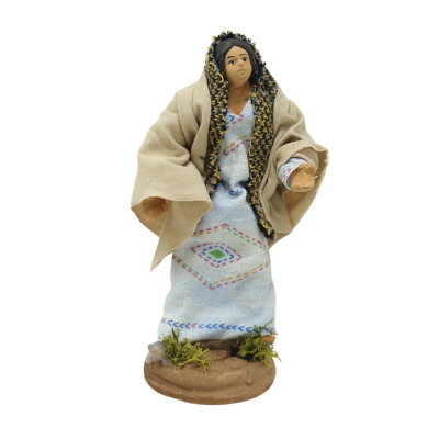 Statuina in Terracotta per Presepe 14 cm 79308F