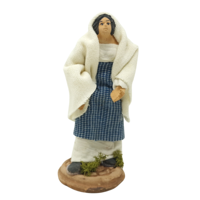 Statuina in Terracotta per Presepe 14 cm 79308H