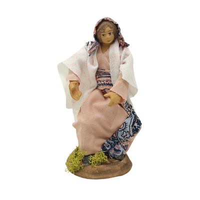 Statuina in Terracotta per Presepe 14 cm 79308R