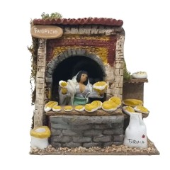 Il Panificio Pastore per Presepe in Movimento 17x17 cm