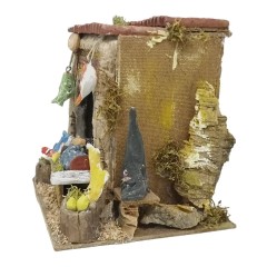 Il Pescivendolo Pastore per Presepe in Movimento 17x17 cm