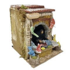 Il Pescivendolo Pastore per Presepe in Movimento 17x17 cm