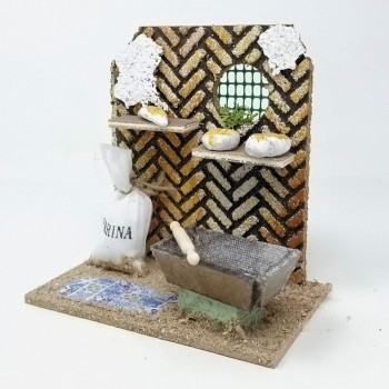 Scena Presepe Panificio 14x9 cm