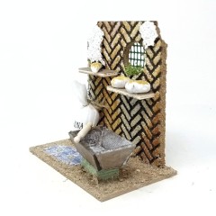 Scena Presepe Panificio 14x9 cm
