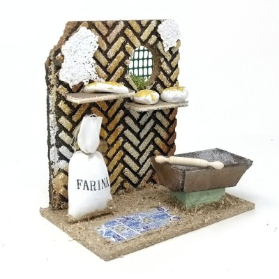 Scena Presepe Panificio 14x9 cm