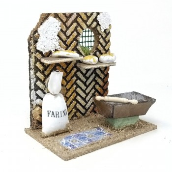 Scena Presepe Panificio 14x9 cm