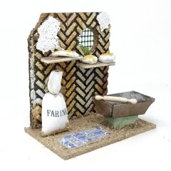 Scena Presepe Panificio 14x9 cm