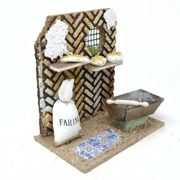 Scena Presepe Panificio 14x9 cm