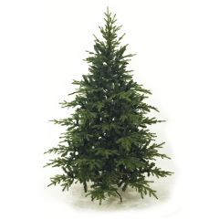 Albero di Natale 210 cm Effetto Reale Abete Natalizio in PE e PVC RUDOLPH