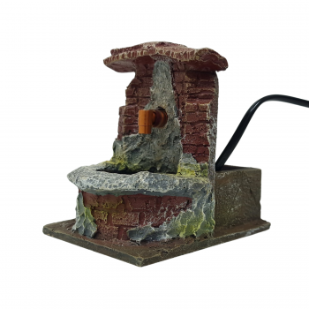 Fontana in Resina per Presepe 12x9x12 cm 12215