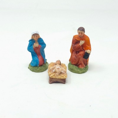 Natività in Resina Completa 6 cm 3 pezzi 10635