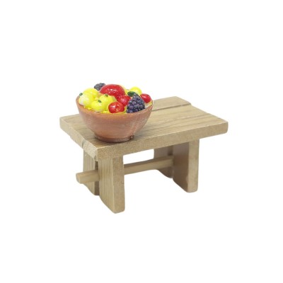 Cesto di Frutta 4 cm Miniatura per Presepe in Resina 11280