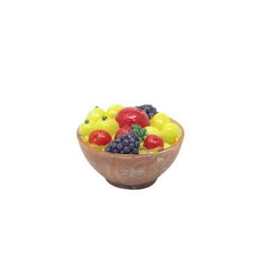 Cesto di Frutta 4 cm Miniatura per Presepe in Resina 11280