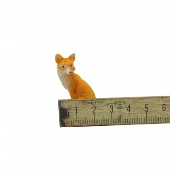 Volpe in Resina 4 cm per Presepe 12230