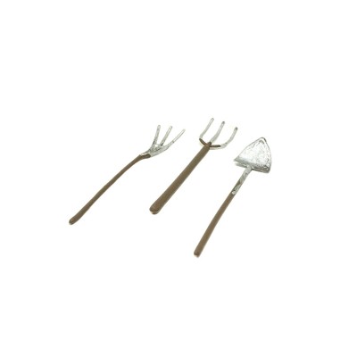 Set 3 Attrezzi da Contadino in Miniatura per Presepe 86004