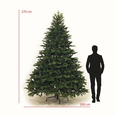 Albero di Natale Realistico in Polietilene e PVC 270 cm Comet