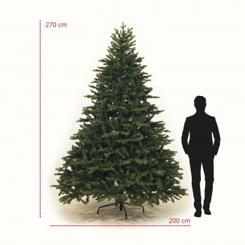 Albero di Natale Realistico in Polietilene e PVC 270 cm Comet