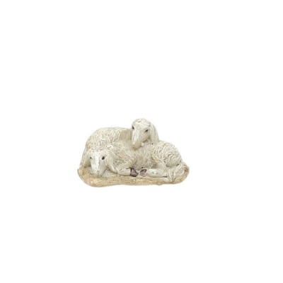 Pecore in Gruppo in Resina 3/4 cm 10846