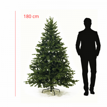 Albero di Natale  Folto Realistico in Polietilene e PVC 180 cm Comet