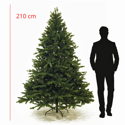 Albero di Natale Realistico in PE e PVC 210 cm Comet