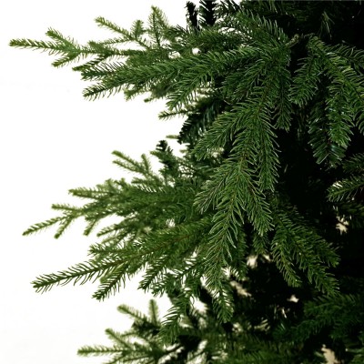 Albero di Natale Realistico in PE e PVC 240 cm Rudolph