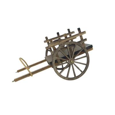 Carretto in Legno Miniatura per Presepe 15x10 cm 79260