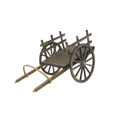 Carretto in Legno Miniatura per Presepe 15x10 cm 79260