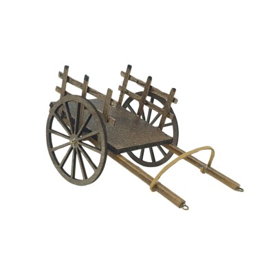 Carretto in Legno Miniatura per Presepe 15x10 cm 79260