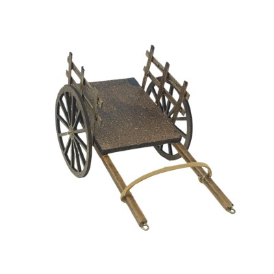 Carretto in Legno Miniatura per Presepe 15x10 cm 79260