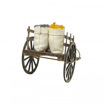 Carretto con Spezie Miniatura per Presepe 15x10 cm 79262