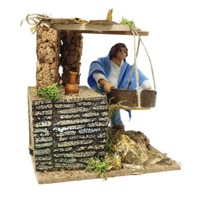Pastore per Presepe in Movimento 14x9 cm Il Cernitore 79018