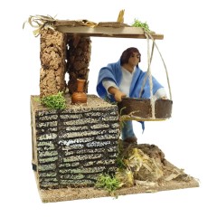 Pastore per Presepe in Movimento 14x9 cm Il Cernitore 79018