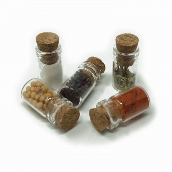 Set 5 Barattoli con Spezie in Miniatura Presepe 79336